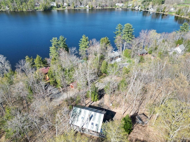 50 Widgeon Rd, Madison, ME 04950 - bird's eye view with a water view