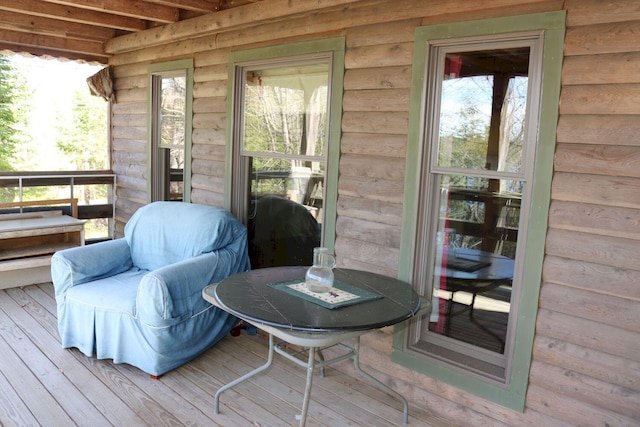 50 Widgeon Rd, Madison, ME 04950 - view of wooden terrace