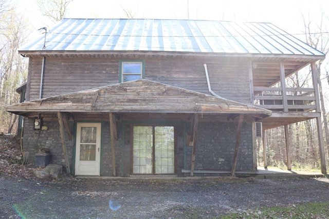 50 Widgeon Rd, Madison, ME 04950 - exterior space with metal roof and a standing seam roof