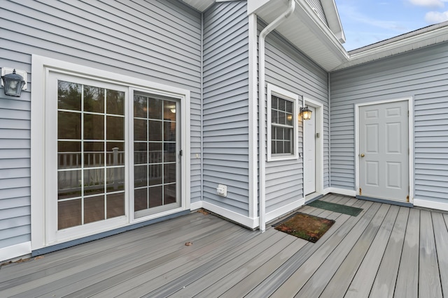 view of deck