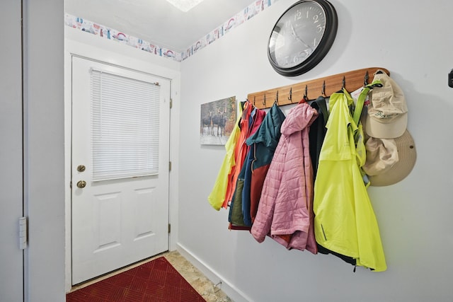 51 Googin St, Lewiston, ME 04240 - doorway featuring baseboards