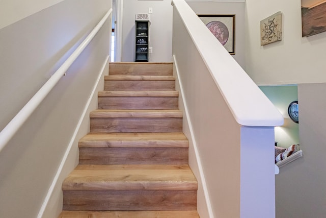 view of stairs
