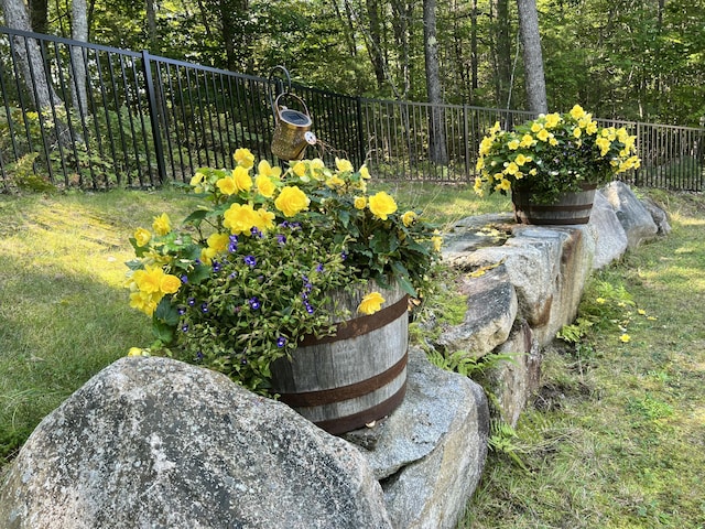 229 Stone Rd, Newfield, ME 04095 - view of yard with fence