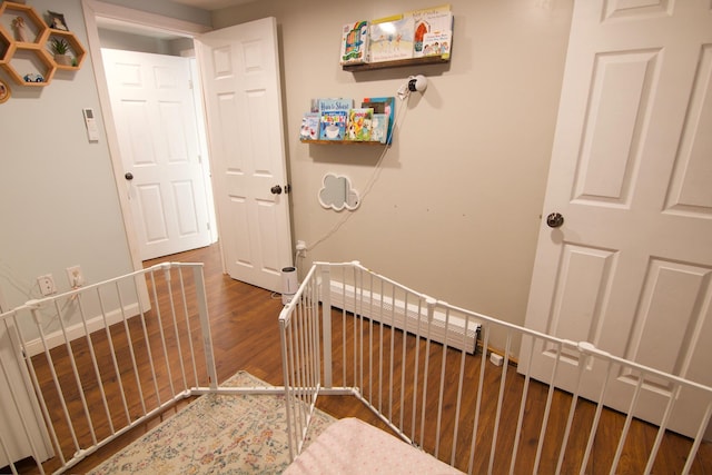 14 Fields Pond Rd, Holden, ME 04429 - stairs with wood finished floors and baseboards