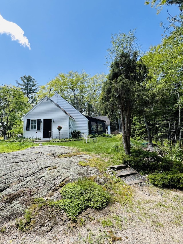 329 Salt Pond Rd, Blue Hill, ME 04614 - view of yard