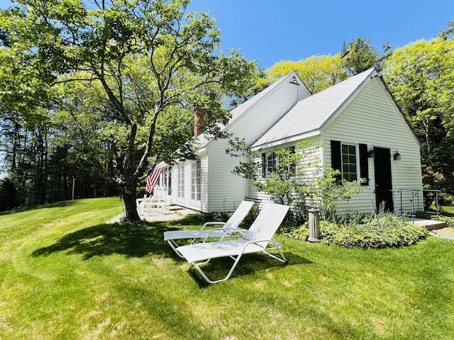 329 Salt Pond Rd, Blue Hill, ME 04614 - view of green lawn