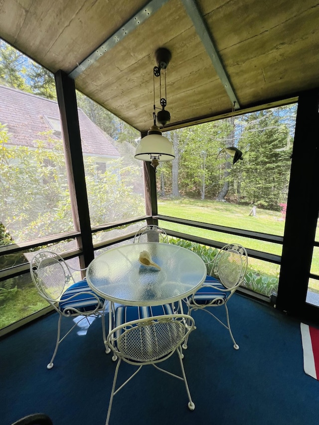 329 Salt Pond Rd, Blue Hill, ME 04614 - sunroom with healthy amount of natural light