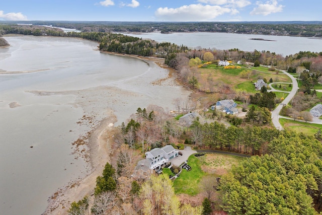 388 High Head Rd, Harpswell, ME 04079 - aerial overview of property's location featuring a nearby body of water