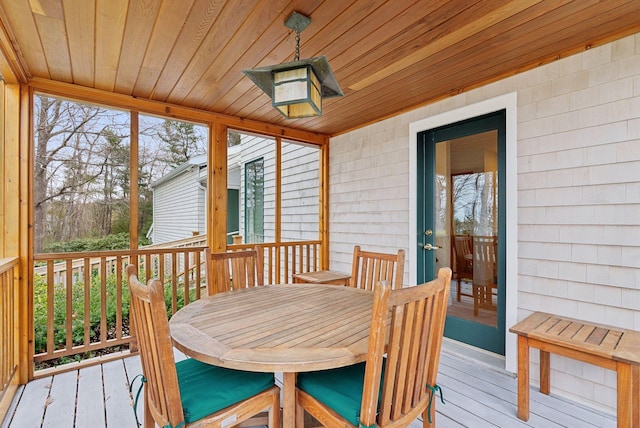 388 High Head Rd, Harpswell, ME 04079 - view of sunroom / solarium