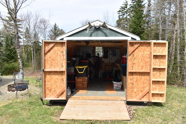 1352 Main Rd, Carroll Plt, ME 04487 - view of shed