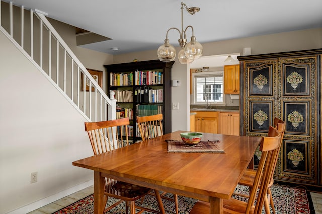20 Long Point Is, Harpswell, ME 04079 - dining space featuring stairs