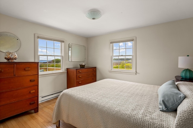 20 Long Point Is, Harpswell, ME 04079 - bedroom with baseboard heating and light wood finished floors