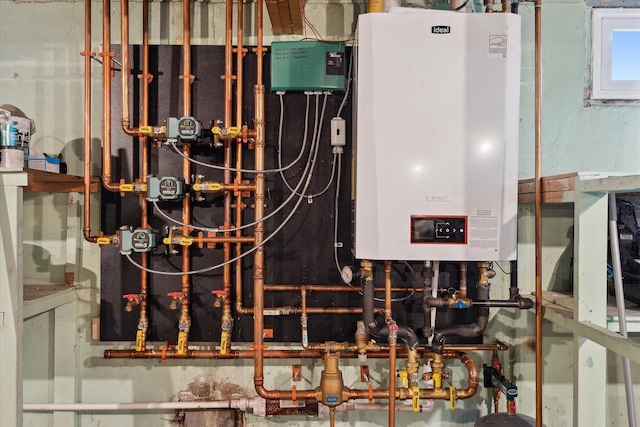 utilities with tankless water heater