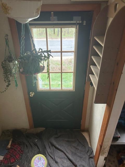 217 Dickvale Rd, Peru, ME 04290 - doorway to outside with plenty of natural light