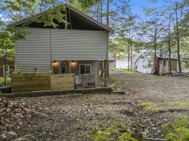 23 E Shore Dr, Greene, ME 04236 - view of rear view of house