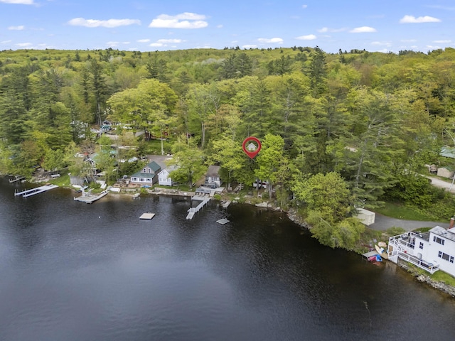 23 E Shore Dr, Greene, ME 04236 - aerial view of a nearby body of water and a forest
