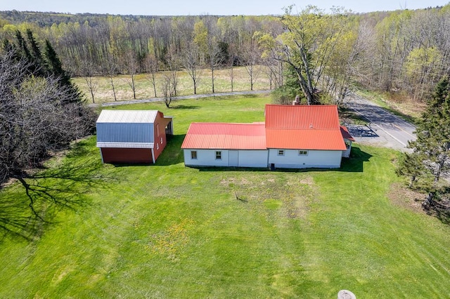 225 Todds Corner Rd, Saint Albans, ME 04971 - aerial view of property and surrounding area featuring a forest
