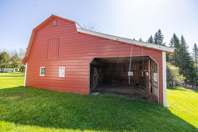 225 Todds Corner Rd, Saint Albans, ME 04971 - view of barn featuring a yard