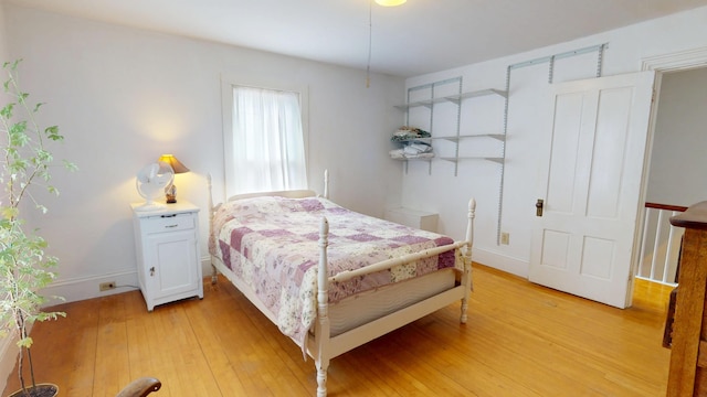 21 Fern St, Bangor, ME 04401 - bedroom featuring light wood-style flooring and baseboards