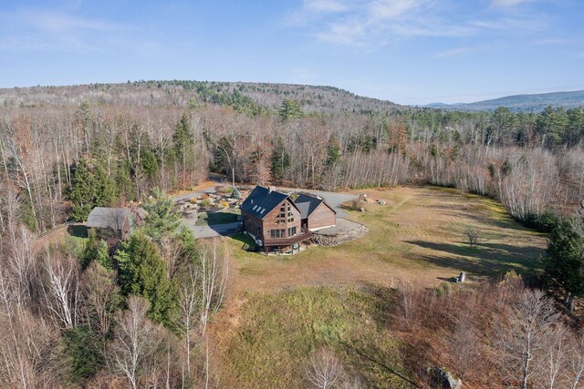 237 River Rd, Avon, ME 04966 - view from above of property featuring a forest