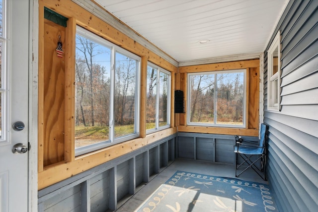 237 River Rd, Avon, ME 04966 - view of unfurnished sunroom