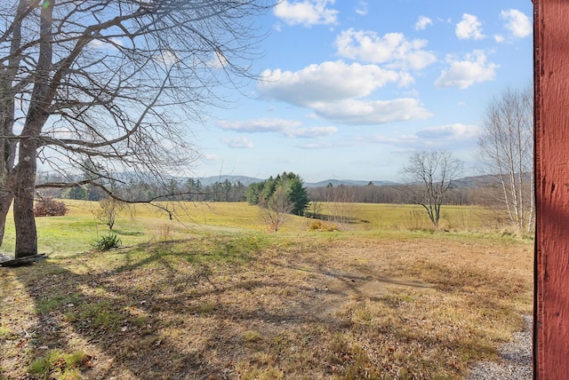 237 River Rd, Avon, ME 04966 - view of yard featuring a rural view and a mountain view