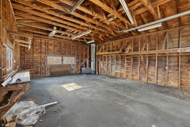 237 River Rd, Avon, ME 04966 - misc room featuring healthy amount of natural light and concrete flooring