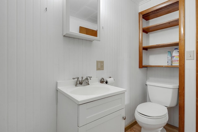 237 River Rd, Avon, ME 04966 - bathroom with vanity and toilet