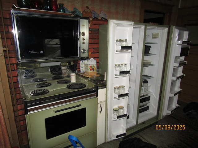 8 Water St, Milo, ME 04463 - kitchen featuring black microwave