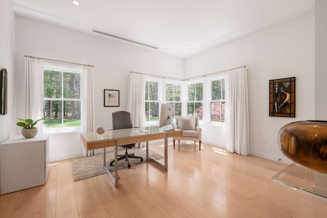 3 Bristol Ln, York, ME 03909 - office space featuring healthy amount of natural light, light wood-style floors, baseboards, and recessed lighting