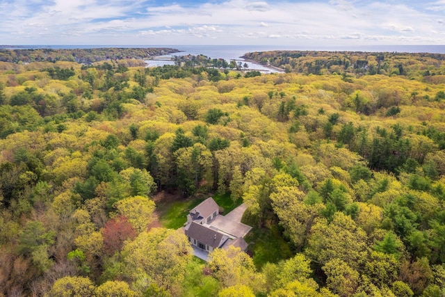 3 Bristol Ln, York, ME 03909 - drone / aerial view of a nearby body of water and a forest