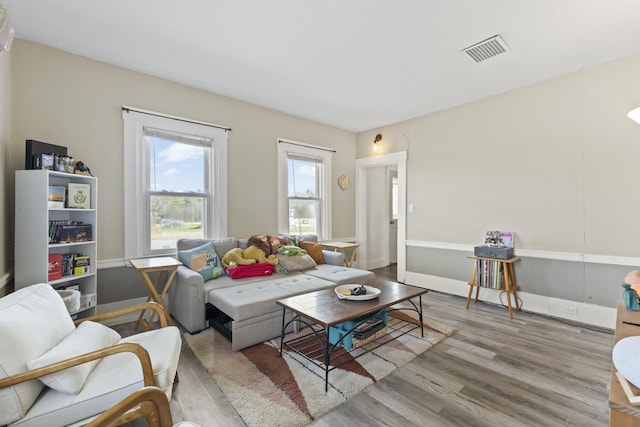 1568 Hill Rd, Canaan, ME 04924 - living room featuring wood finished floors