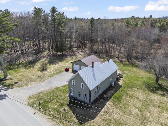 1568 Hill Rd, Canaan, ME 04924 - aerial view