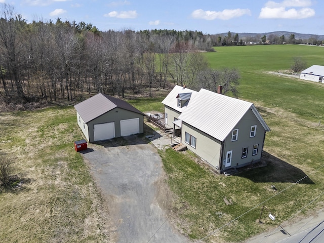 1568 Hill Rd, Canaan, ME 04924 - overview of rural landscape