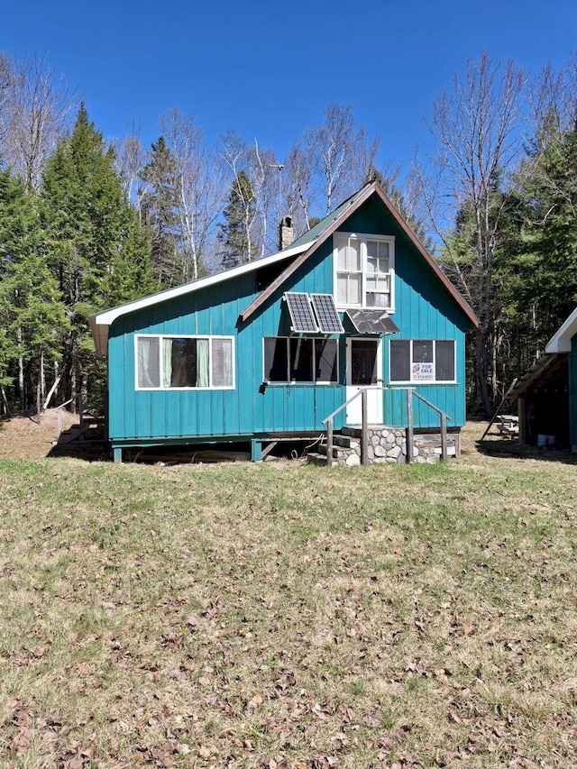 27 Kingman Beach Rd, Osborn, ME 04605 - back of property featuring a yard