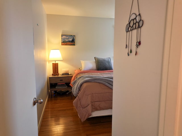11 Moreau Ave, Lewiston, ME 04240 - bedroom featuring dark wood-type flooring and baseboards