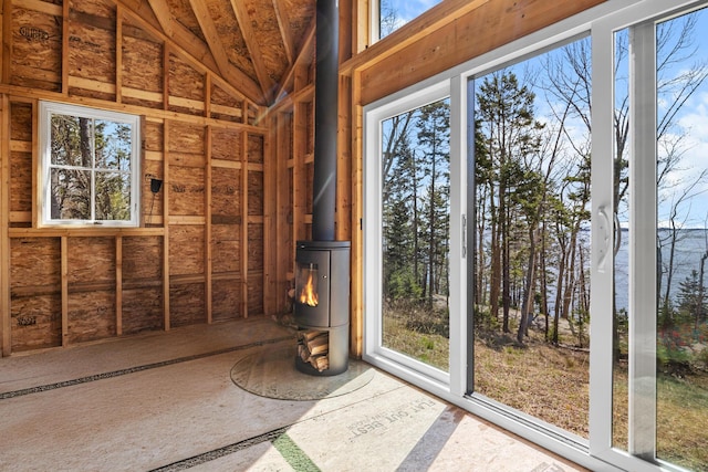 197 E Shore Dr, Islesboro, ME 04848 - misc room featuring plenty of natural light and lofted ceiling