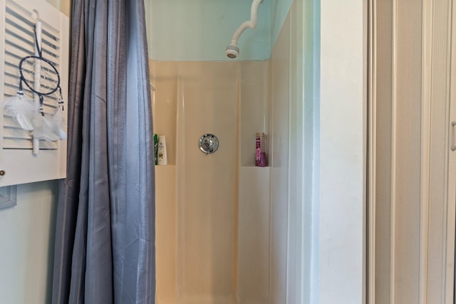 full bath with a shower