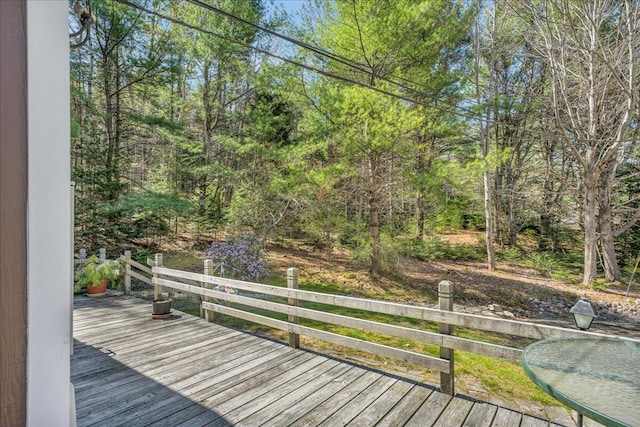 1270 Main St, Mount Desert, ME 04660 - view of wooden deck
