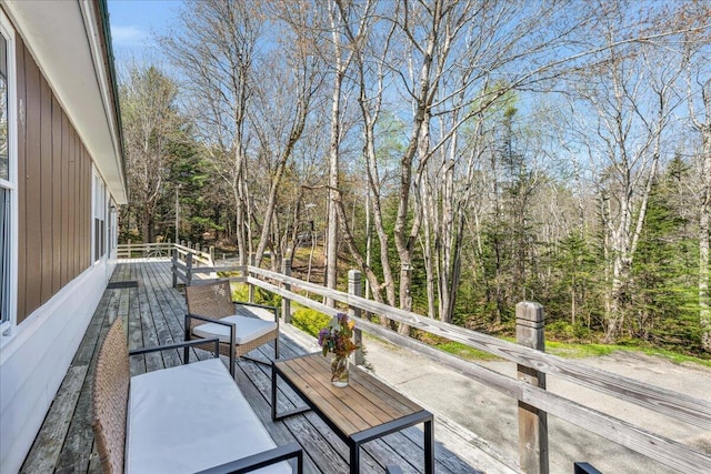 1270 Main St, Mount Desert, ME 04660 - wooden terrace with an outdoor living space