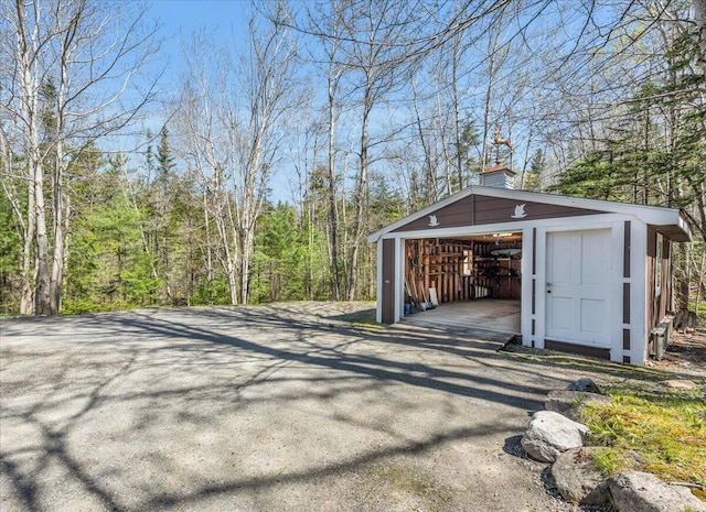 1270 Main St, Mount Desert, ME 04660 - view of detached garage