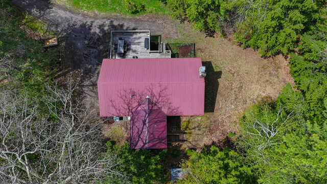 124 Alpine Village Rd, Harrison, ME 04040 - view from above of property