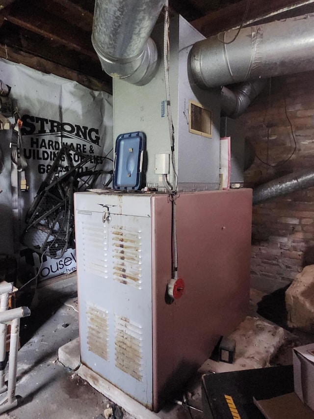 view of utility room