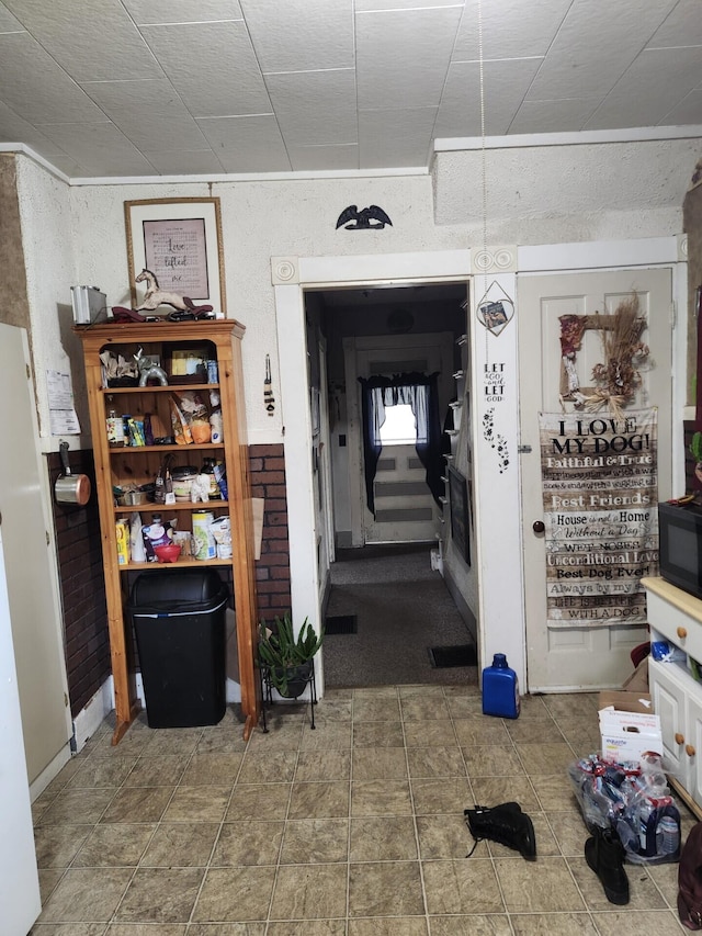 interior space featuring stairway