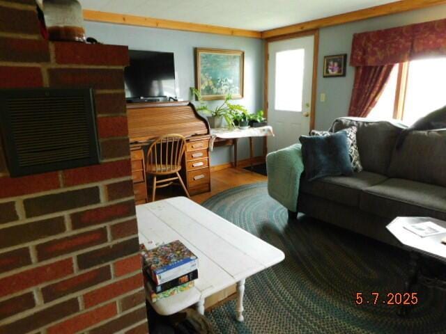 view of living area