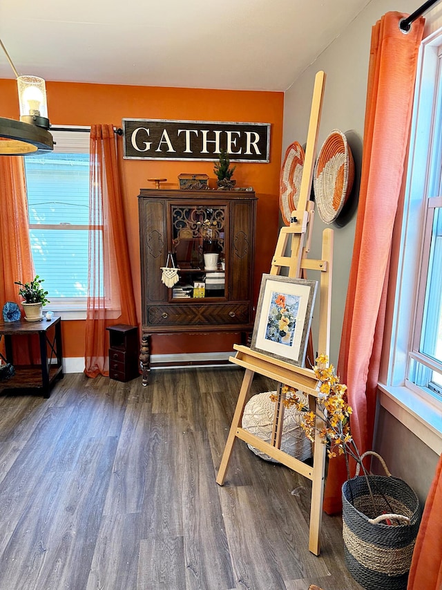 2 High St, Machias, ME 04654 - detailed view of wood finished floors and baseboards