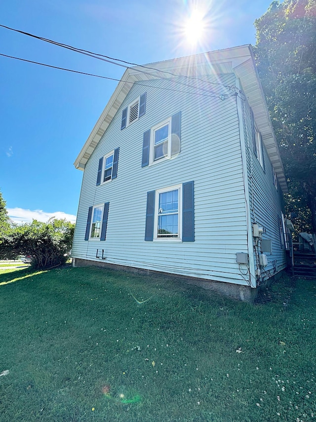 2 High St, Machias, ME 04654 - view of home's exterior featuring a yard