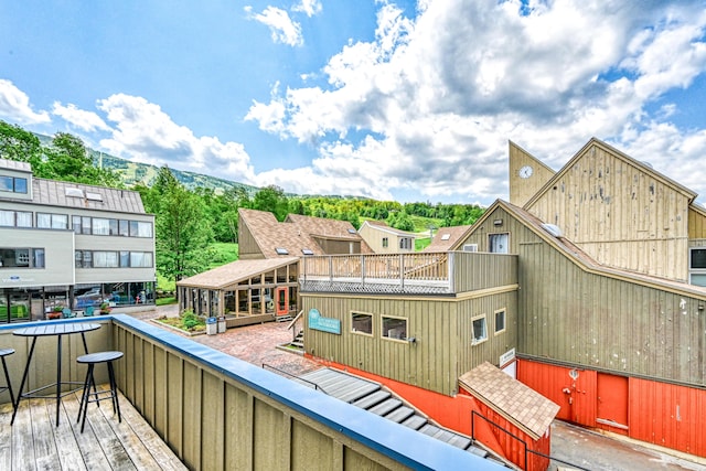 3027 Main St Unit 3027, Carrabassett Valley, ME 04947 - view of wooden deck