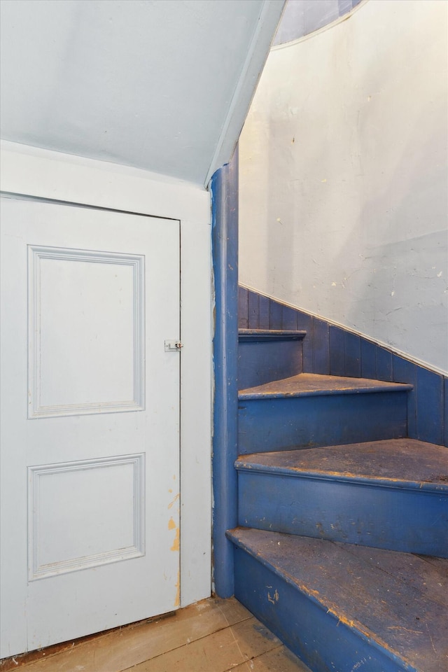 view of stairs