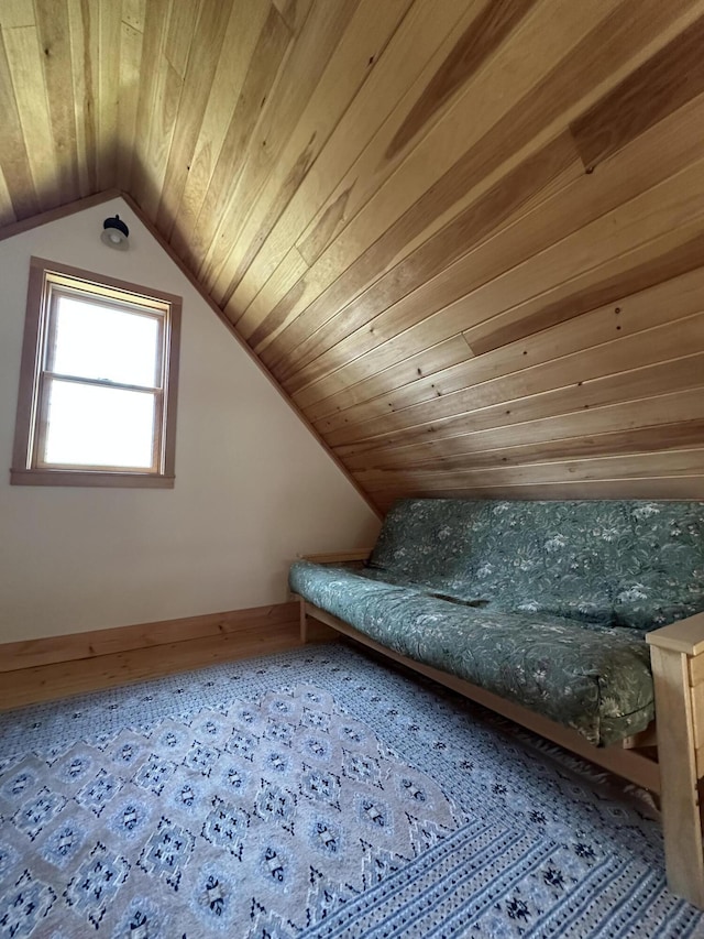 1157 Back Cv, Waldoboro, ME 04572 - additional living space with lofted ceiling and wooden ceiling